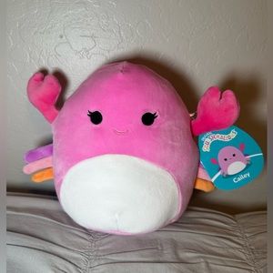 Squishmallow Caily the Pink Crab 7.5inch